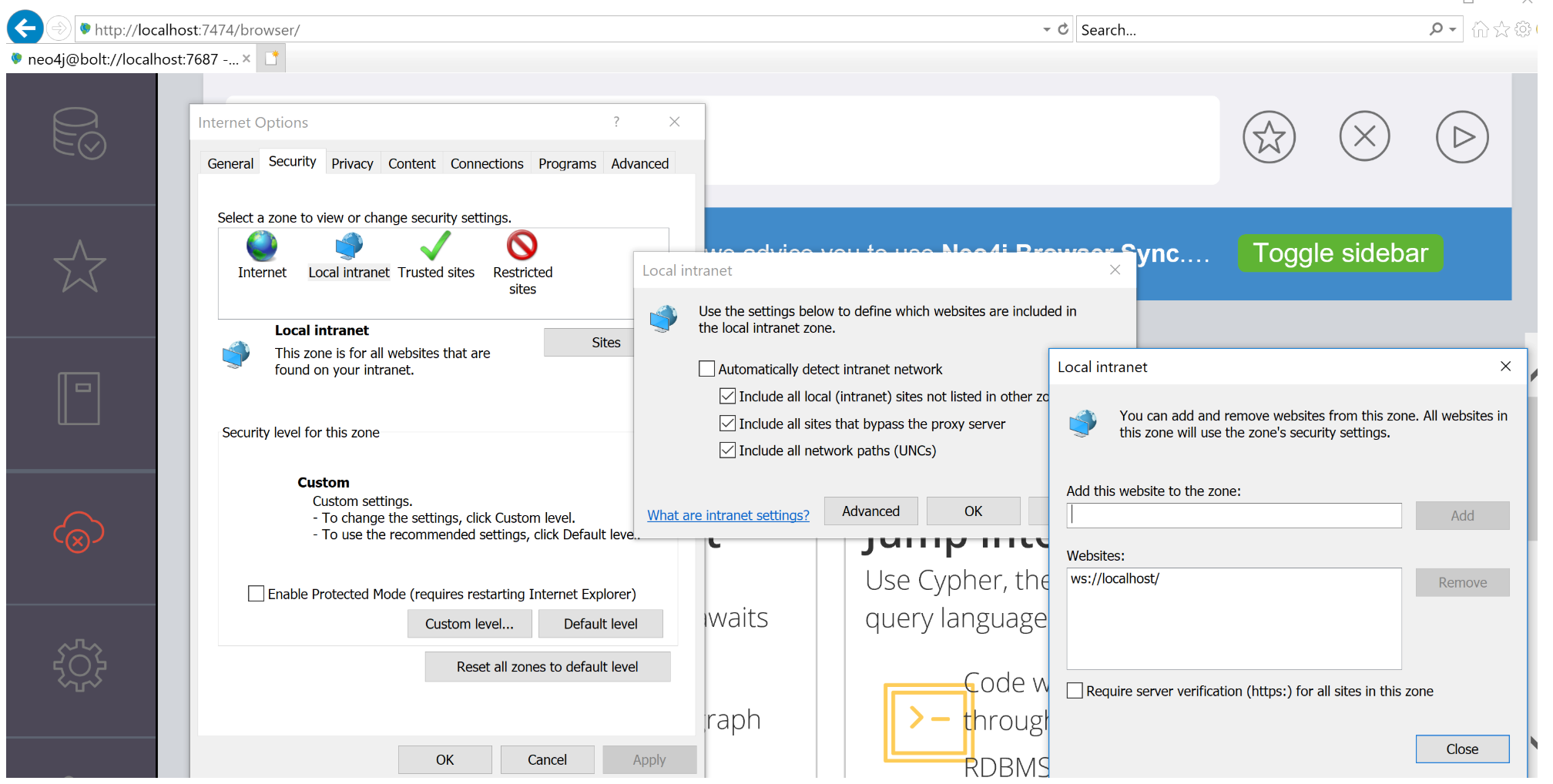 Explanation of error "Security Error: 18" when using Internet Explorer ...